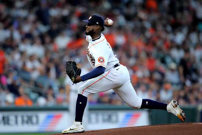 Houston Astros Starting Pitcher Cristian Javier